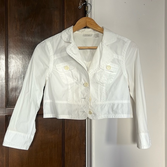 halogen crop button up blazer - Picture 1 of 4